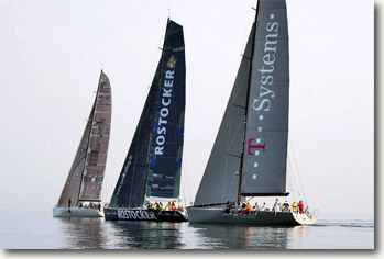 Regatta-Feld vor Marstal